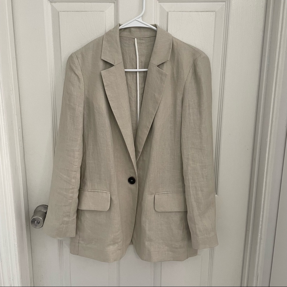 Linen blazer